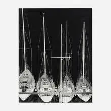 Sailboats by Robert Mapplethorpe, gelatin silver print, sold Apr 2021