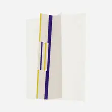 Objeto Ativo by Willys de Castro, 1965, screenprint in colors on cut and folded paper, sold Apr 2021