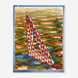 Robert Cumming, Triangle-Multi-Color, 1986, watercolor on paper