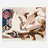 Philip Pearlstein, Models in The Studio, 1976, etching with aquatint in colors