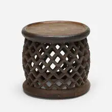 Bamileke, Stool, carved wood