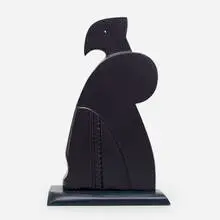 John Bevan Ford, Kaitiaki Guardian figure, c. 1990, lacquered wood