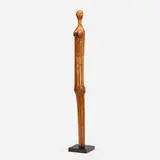 Zeev Ben-Zvi, The Girl, c. 1960, carved and lacquered wood