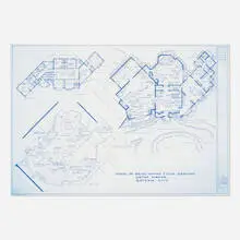 Mark Bennett, Home of Bruce Wayne and Dick Grayson, 1997, lithograph on Rives BFK