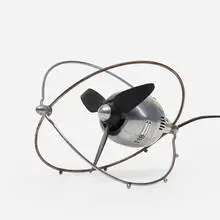 Ezio Pirali, Zerowatt fan, model VE505, c. 1954, cast metal, steel, rubber