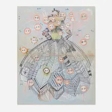 Simone Shubuck, Untitled, 2005, graphite and colored pencil on paper
