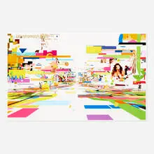 Benjamin Edwards, Ether Study (Editing Appearance), 2007, digital inkjet drawing on paper