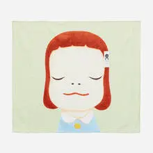 Yoshitomo Nara, WOW (Works on Whatever) Project Beach Towel, 2010, digital print on brushed cotton towel