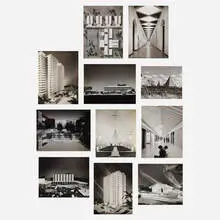 Balthazar Korab, Collection of eleven architectural photographs, c. 1960, gelatin silver prints