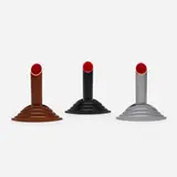 Masanori Umeda, Yantra-R vases, set of three, 1995, lacquered plastic, magnets
