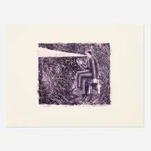Sandro Chia, Creative Act, 1980, etching