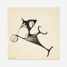 Ibram Lassaw, Untitled, 1941, graphite on paper