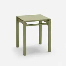Military stool by Gerrit Rietveld, lacquered wood and steel, sold Apr 2021