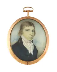John Turmeau, Untitled, watercolour on ivory