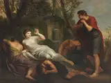 Andries Cornelis Lens, Untitled, 1739-1822) Cimon and Iphigenia gouache 30.5 x 39cm