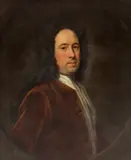 Thomas Hudson, Untitled, in a brown coat oil on canvas