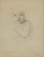 John Linnell, Untitled, pencil 12.5 x 9.5cm Provenance: Agnew's