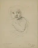 John Linnell, Untitled, pencil 12.5 x 9.5cm Provenance: Agnew's