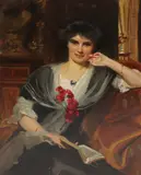 Frank O. Salisbury, Untitled, oil on canvas 102 x 76.5cm