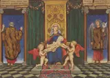 Untitled by Eleanor Fortescue-Brickdale, watercolour 23 x 32cm, sold Sep 2021