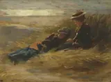 George Hall Neale, Untitled, oil on board 22.5 x 30cm
