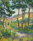 Mary Bradish Titcomb, Through the Dunes, oil on canvas