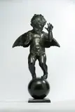 Albin Polasek, Butterfly, Fountain Figure of Winged Infant with Turtle, modeled 1915, cast 1917, bronze