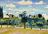 Charles E. Burchfield, May Clouds