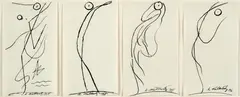 Abstract Isadora Duncan: Eight by Abraham Walkowitz, offered Dec 2008