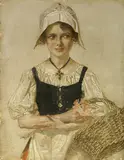 J. C. Leyendecker, Young Girl, oil on canvas