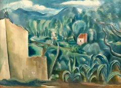 Hermine David, Campagne provençale (no. 9), 1923, oil on board