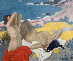 Untitled (The Sunbathers) by William Strang, 1921, oil on canvas, sold Nov 2008