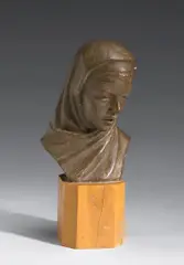 Richmond Barthé, Black Madonna, 1961, plaster with brown patina