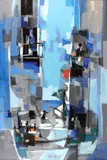 Marcel Mouly, La rue Espagnole à Peníscola, 1957, oil on canvas