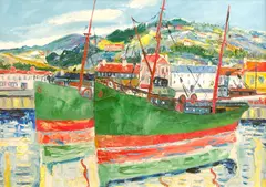 Élisée Maclet, Port du Midi, oil on canvas