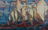 Saliba Douaihy, Untitled, oil on canvas
