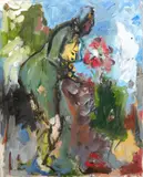 Jean Paul Guiragossian, Being, 2003, oil on canvas