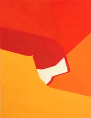 Pablo Palazuelo, Gotica Serie B No. 2, 1971, gouache on paper