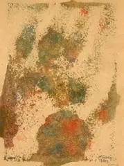 Untitled by Mark Tobey, 1972, tempera on paper, sold Nov 2008
