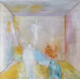 Jeffrey Kroll, Spirits Gathering in a Room, 1982, acrylic on canvas