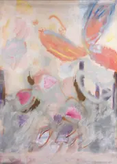 Silver by Jeffrey Kroll, 1982, acrylic on canvas, offered Nov 2008