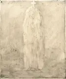 Loic Le Groumellec, Mégalithe, 1987, lacquer on canvas