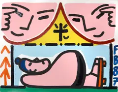 François Boisrond, Untitled, 1987, acrylic on paper