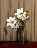 Alfredo Ramos Martínez, Still Life with Dogwood Blossoms