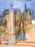 Raúl Anguiano, La mujer de la columna