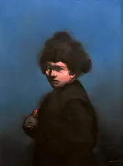 Untitled by Rafael Coronel, oil on canvas, sold Nov 2008