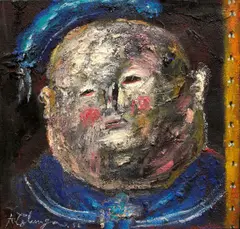 Alejandro Colunga, Chimbombito de marinero y moscas, 1986, oil on canvas