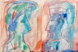 Cundo Bermúdez, Untitled, 1981, watercolor on paper