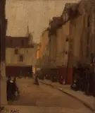 Xavier Martínez, Paris Street Scene