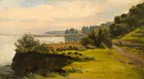 Thaddeus Welch, Goleta Slough, oil on panel